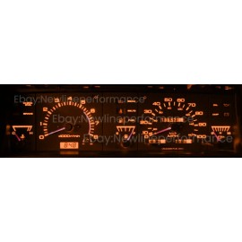 newlinepeformanceLED Amber Orange Cluster LED Bulb kit For Nissan D21 Hardbody Truck 1990 - 1992