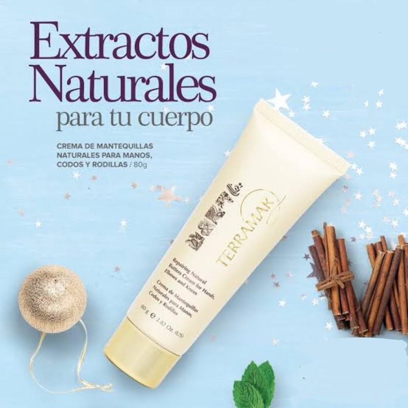 Crema para manos con Mantequillas Naturales, super hidratante para Manos,