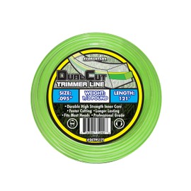 FORESTER Heavy Duty Trimmer Line – Dual Cut Weed Eater String Universal Trimmer String Fits Most Trimmers and Edgers Weedeater String Weed Eater Spool Weed Wacker Attachments