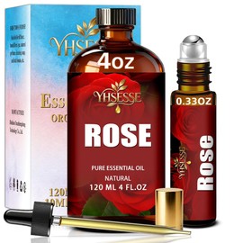 Rose Essential Oil for Humidifier Yoga Bath,Rose Oil - 4.33 fl oz
