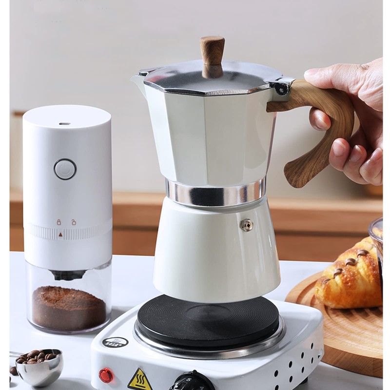 Coffee Pot, Moka Pot Italian Coffee Maker 6 cup/10 OZ