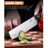 Naitesen 2PCS Cleaver Knife Set, Meat Cleaver & Nakiri Vegetable