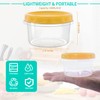 ENHYIVE 15 Pack Small Plastic Containers with Lids, 8 Oz