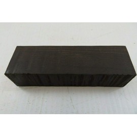 Lumber Wood for Woodworking - Construction - Landscaping 1.5" x 1" x 5" Black Ebony Wood Lumber Blank DIY Material for Music Instrument