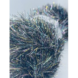 Ice Yarns Gold, Blue, Pink, Black Eyelash Dazzle - Eyelash Yarn with Metallic Sparkle, 100 Gram