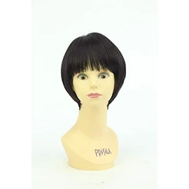 All Noble Short Bob Heat Resistant Dark Brown