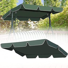 Swing Chair Canopy Replacement, 2 & 3 Seater Garden Swing Seat Canopy Cover, Only for Swing Chair Top Hammock Cover Porch Top Cover Seat(Cover Only) (Size : 142 * 120 * 15cm)