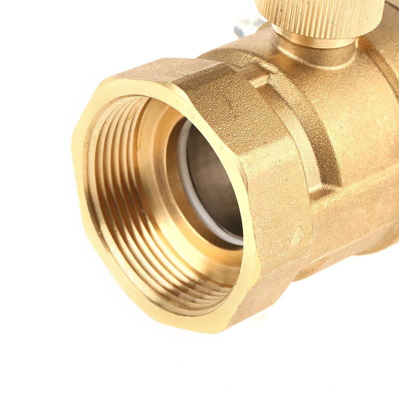 1pcs DC 12V G1-1/2" DN40 2 Way Brass Motorized Actuator