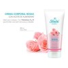 Crema Corporal Rosas Con Vitamina A Y Aceite De Almendras