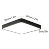 Ganeed LED Ceiling Light Flush Mount,24W 12-Inch Modern Ceiling Lamp