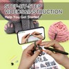CODGP Crochet Kit for Beginners,13in Crochet Animal Kit Elephant,Crochet Starter
