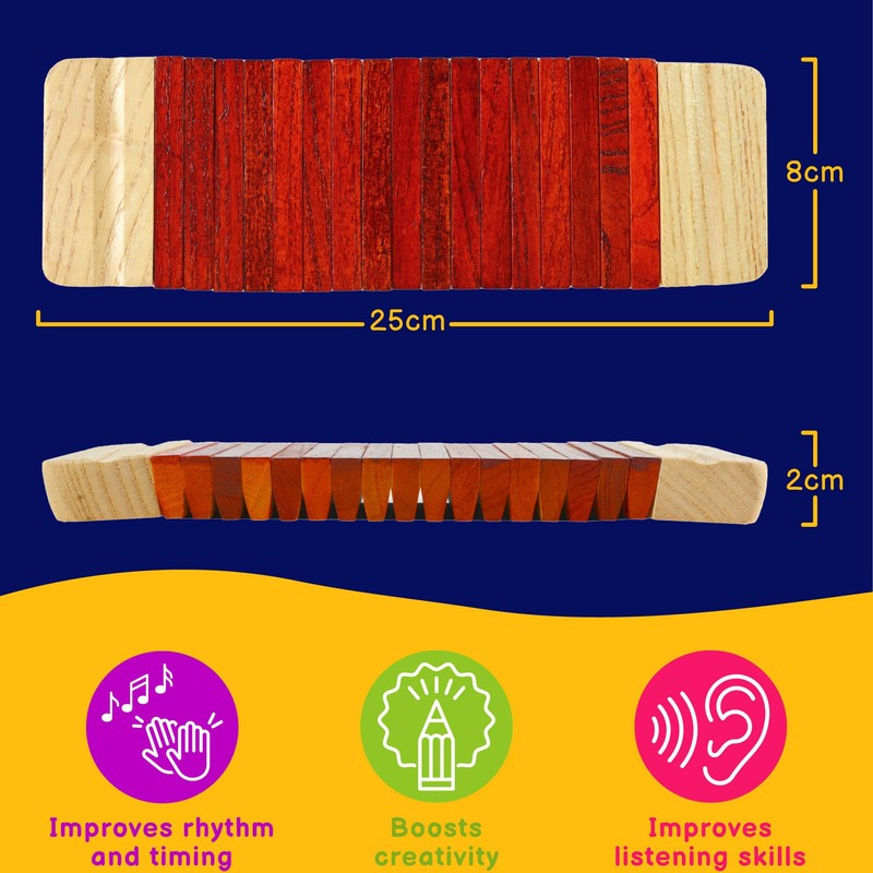 A-Star Hardwood Kokiriko Sound Effect Instrument