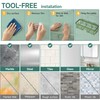 Veken Rustproof & Waterproof Shower Caddy 6-Pack, No Drilling Adhesive