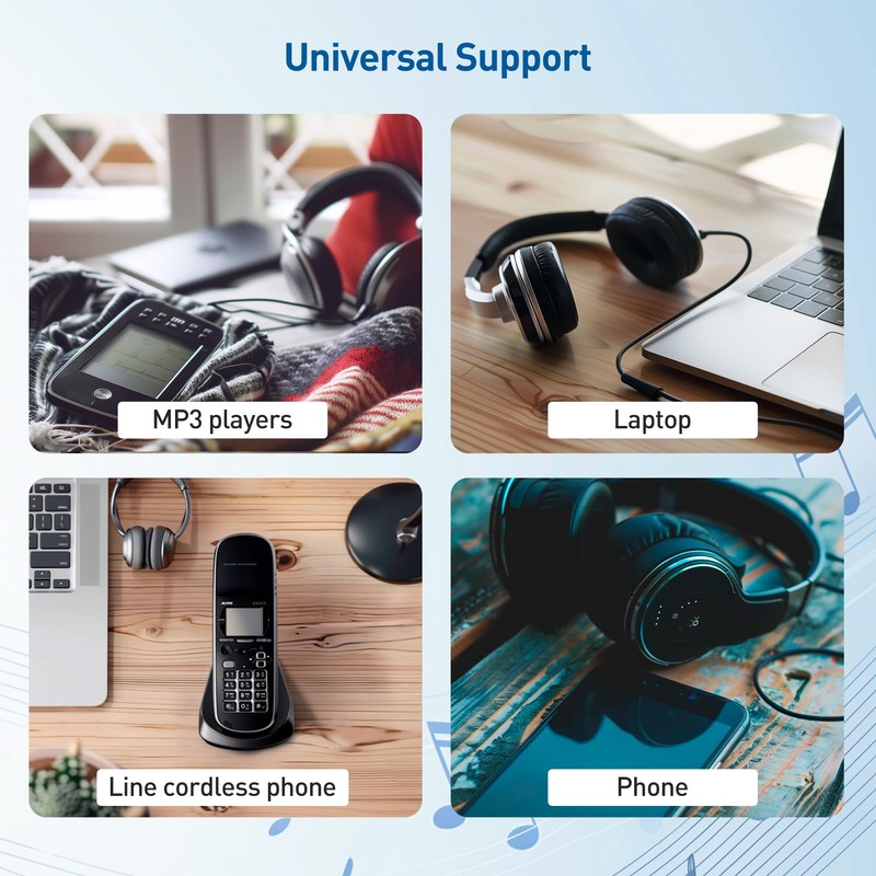 Cable Matters Combo-Pack TRS 2.5 mm and 3.5 mm Headphone