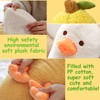 Annco Cute Banana Duck Plush Toy Funny Plushies Banana Duck