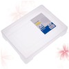 Operitacx Box Portable Art Scrapbook Storage Box Desktop Organiser File