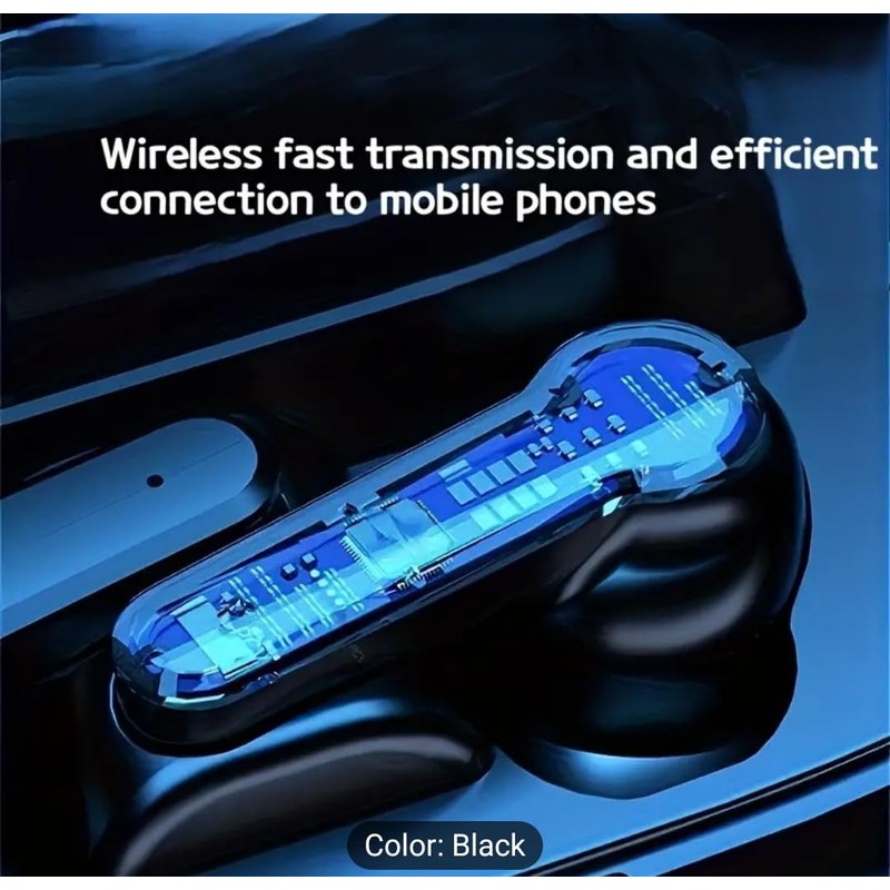 Wireless Headphones, LED Power Display Earbuds, Bluetooth Wireless Earbuds