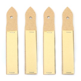RLECS 4-Pack Sketch Sandpaper Pencil Pointer Sand Paper Sharpener Drawing Tools Sanders for Sharpening Pastel Sticks, 12 Sheets/Board