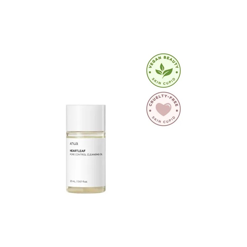 ANUA Limpiador Aceite Pore Control Mini Hipoalergnico Libre Parabenos 20ml