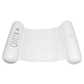 Rae Dunn x CocoNut Float Adult Hammock Float - Queen Bee Theme - Adult Size Multipurpose Inflatable Drifter, Saddle Float & Lounge Chair - Versatile Ride-On for Summer & Swim Parties