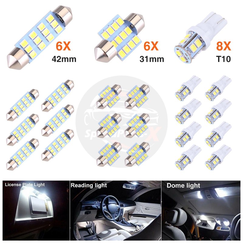 SpeedParts-X LED Lights for Car Interior Reading/Door/I