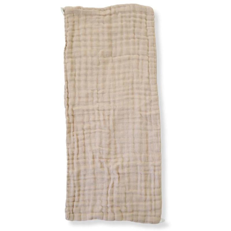 Fibre For Good Cotton Muslin Burp Cloth 2pk, White