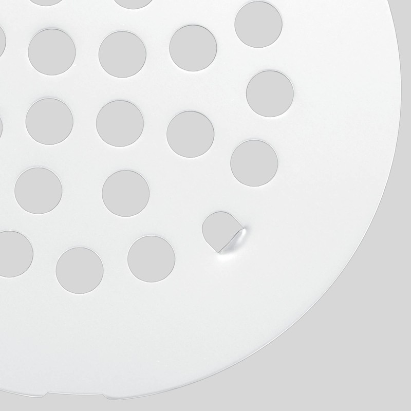 Bropury 4-1/4-Inch Easy-to-Install Snap-in Shower Drain Cover Floor Drain Replacement
