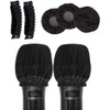 FineGood Disposable Microphone Covers, 100pcs/50 Pairs, Noise-Proof, Splash-Proof, Antibacterial, Windproof,