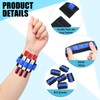 Threlaco 6 Pack Phlebotomy Tube Holder Wristband Nurse Gift,Blue |