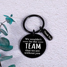 Employee Appreciation Coworker Leaving Gifts Thank You Keychain Office Gifts for Women Men Boss Leader Mentor Team Gifts for Coach Bosses Day Retirement Going Away Farewell Goodbye Christmas Presents