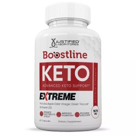 Justified Laboratories Boostline Keto ACV Extreme Pills 1675 MG Stronger Than Gummies Keto Support  2Pk