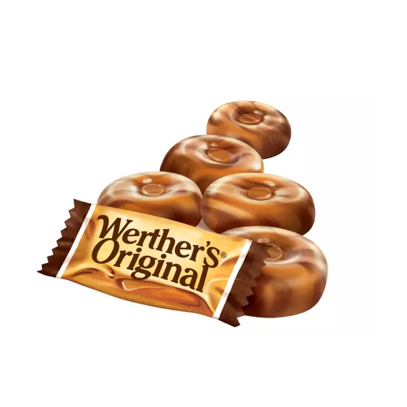 Werther's 100% ORIGINAL Werther's Original Hard Carmel Coffee Candy, 2.65