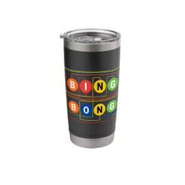 Bing Bong NYC Funny Subway Sound Men Women Boys Girls Kids Stainless Steel Insulated Tumbler