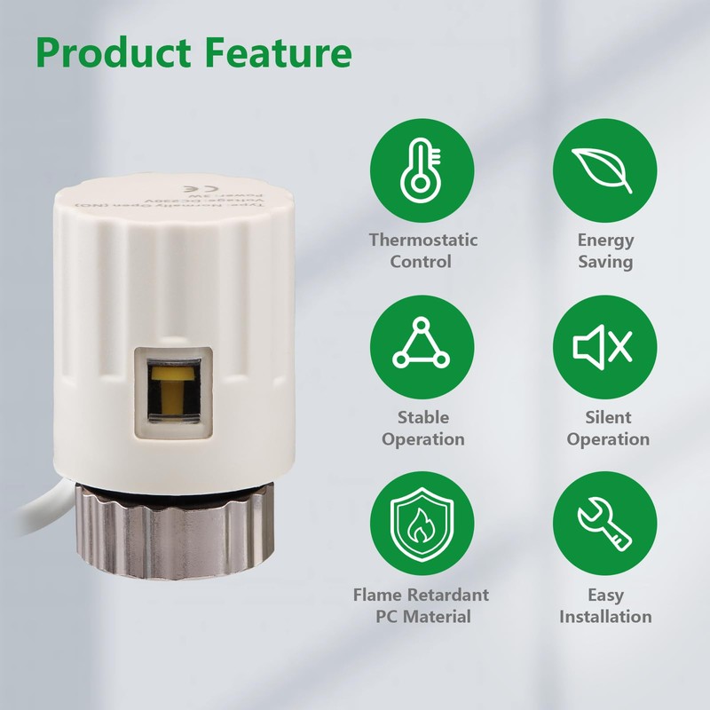 Wengart 2 Wire Thermal Actuator WG2210,Work for Underfloor Heating Manifolds