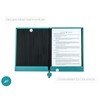 DELMON VARONE Certificate Folder in DIN A4 with Black Cord
