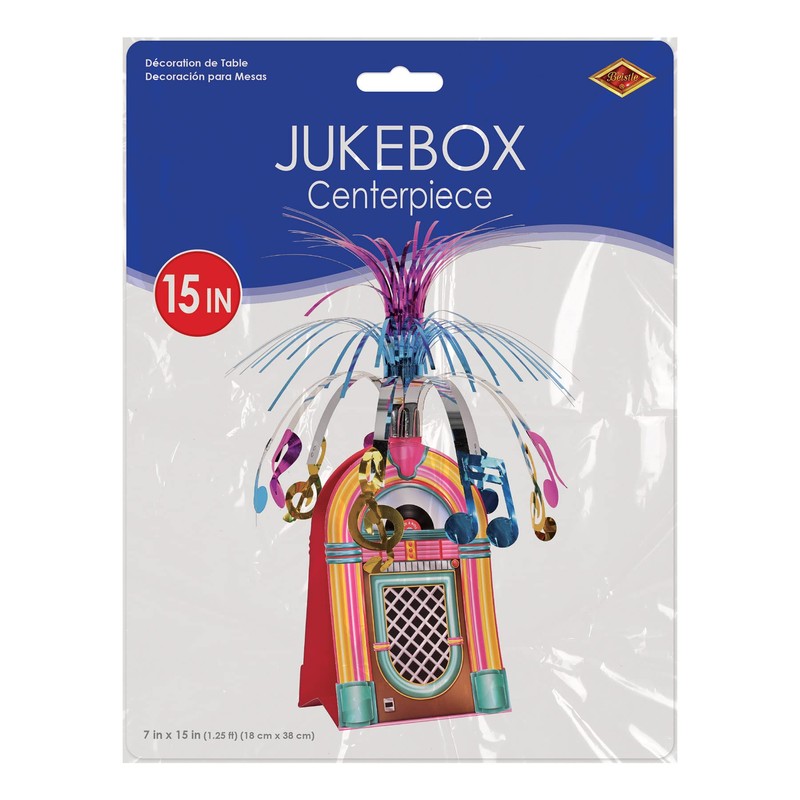 Jukebox Centerpiece Party Accessory (1 count) (1/Pkg)