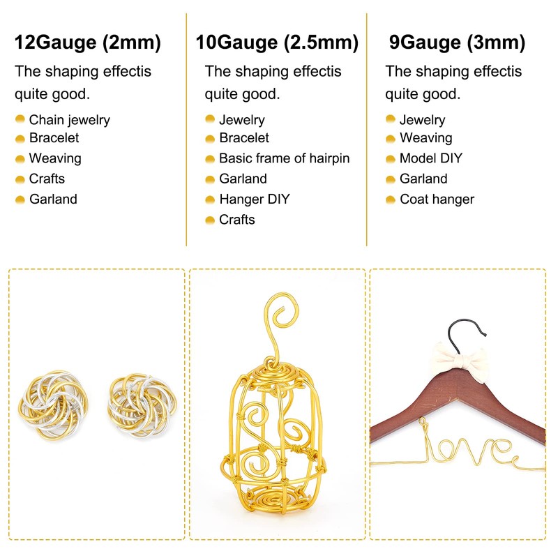 Benecreat Total Length 99.8 ft (30 m) Wire Diameter 0.08