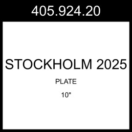 IKEA STOCKHOLM 2025 Plate Black 2 Pack 10" 405.924.20