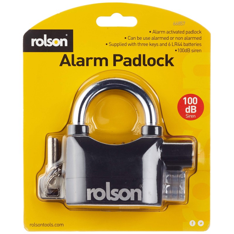 Rolson 66857 Alarm Padlock