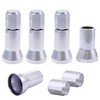 QILISEN Chrome Valve Stem Caps 5 Pack - TR413 Valve