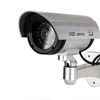Dummy CCTV Security Camera Model Fake CCTV Silver 2ea