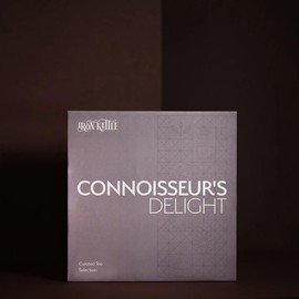 Iron Kettle Connoisseur's Delight Curated Tea Gift Set with Assorted Tea Bags – Featuring a Blend of Tea, Turmeric, Jasmine, Honey, and Lemon (45 Tea Bags + 50g Loose Leaf CTC Tea) – Curated Tea Selection in a Handcrafted Taarkashi Wooden Box – An Elegan