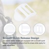 sourcing map 16Pcs Plastic Ladder Slider, 1" (25mm) White Adjustable