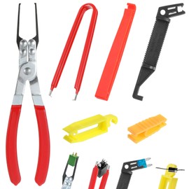 Teaaha 6 Pcs Relay Puller Pliers, Fuse Puller Pliers, Automobile Car Fuse Removal Tool, Automotive Relay Removal Tool, Vehicle Electrical Disconnect Plier