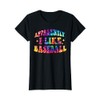Apparently I Like Baseball Funny Retro Sports Mom Tie Dye