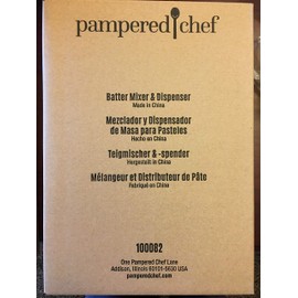 PAMPERED CHEF BATTER MIXER AND DISPENSER