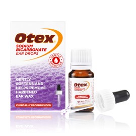 Otex Sodium Bicarbonate Drops for Effective, Gentle Removal of Excessive, Hardened Ear Wax, 10ml