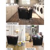 StorageWorks 320L Laundry Basket with Wheels, Extra Large Rolling Hampers