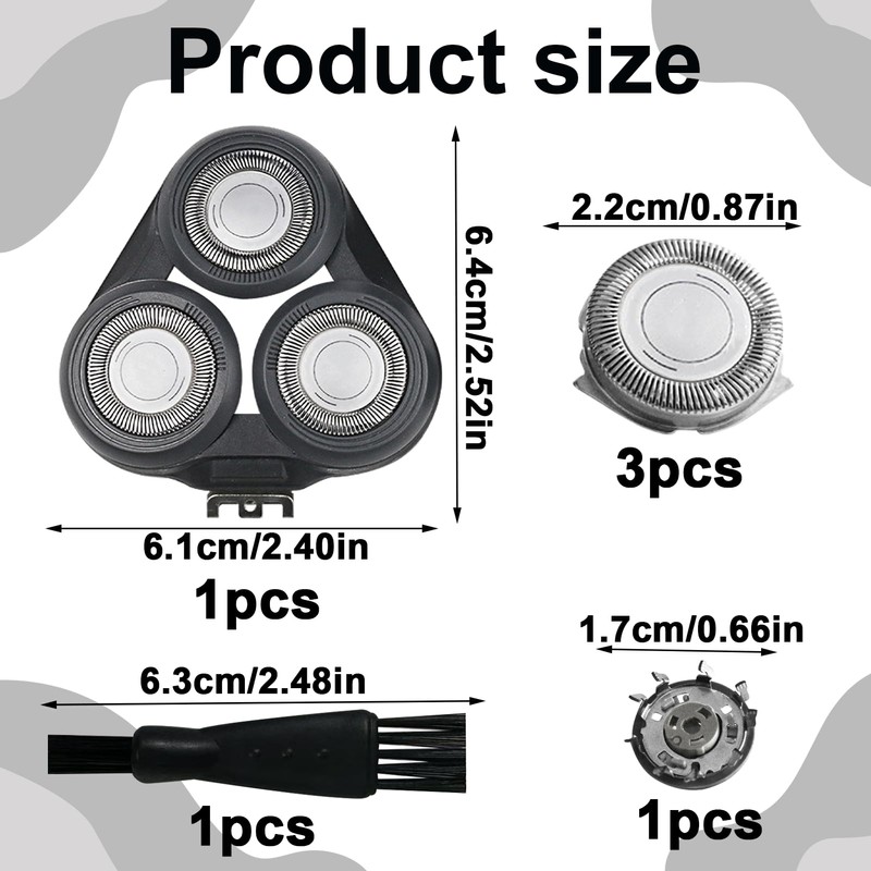 Menibeuty Replacement Shaving Head for PhiIips Series 5000 Shaving Head,