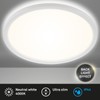 BRILONER Leuchten LED Bathroom Ceiling Light with Backlight, IP44 LED